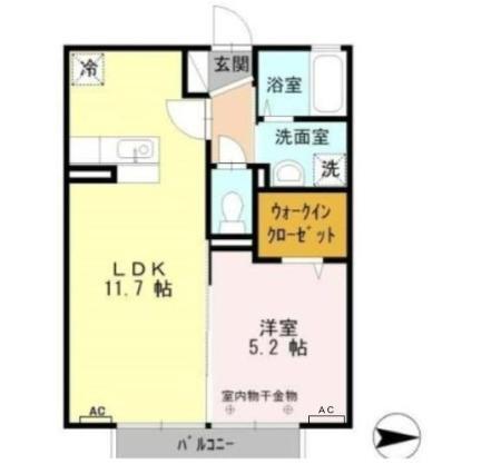グランツァ（206） 間取り図画像