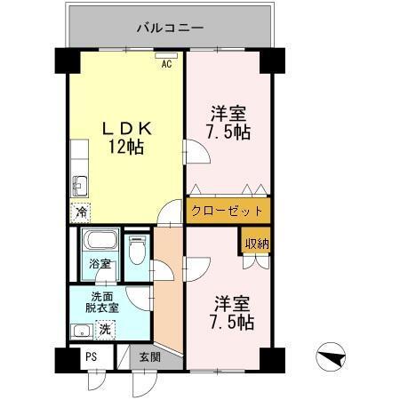 ラ・プランタン（403） 間取り図画像