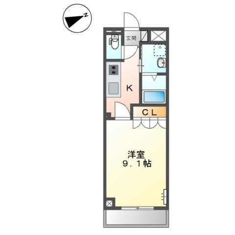 プチバイオレット 間取り図画像