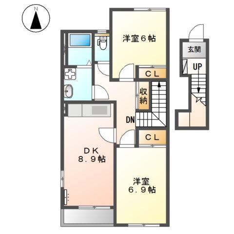 Ｂｅｌｌ　Ｅｉｇｈｔ 間取り図画像