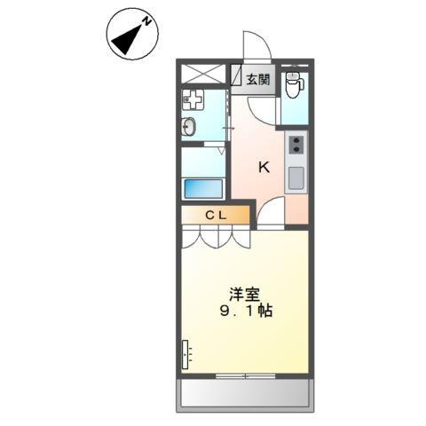 ルーミンズ・ヒル・Ｂ 間取り図画像