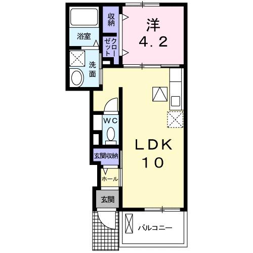 ミラーコロ（102） 間取り図画像