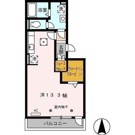 エレガンシア（107） 間取り図画像