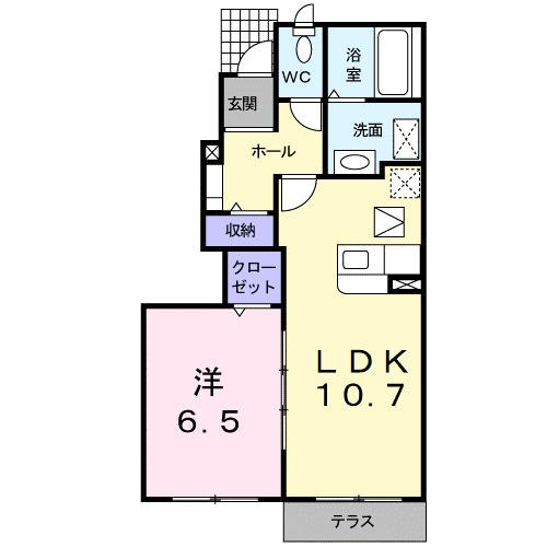 メゾン井上（101） 間取り図画像