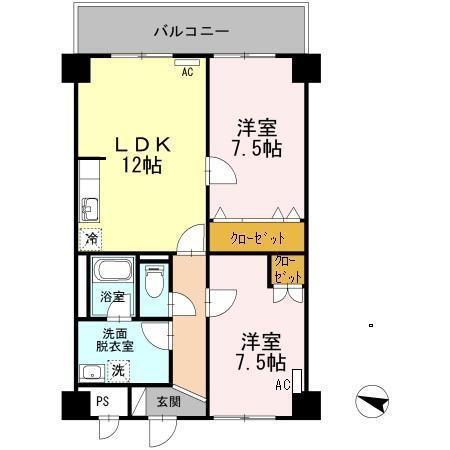 ラ・プランタン（203） 間取り図画像