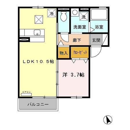 サードニックス（103） 間取り図画像