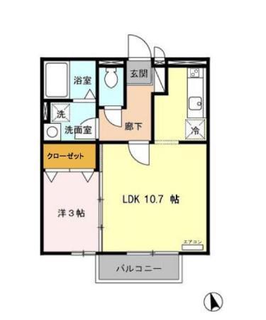 フォルトゥーナ（202） 間取り図画像