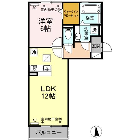 ブリーゼ　C棟（103） 間取り図画像
