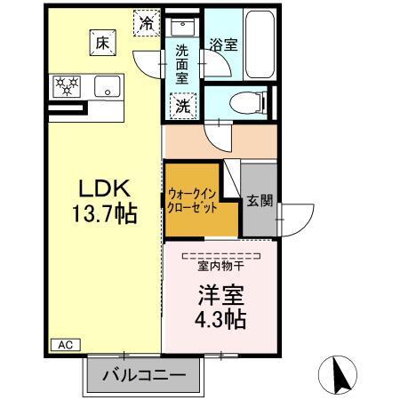 パルミエ　Ⅲ（103） 間取り図画像
