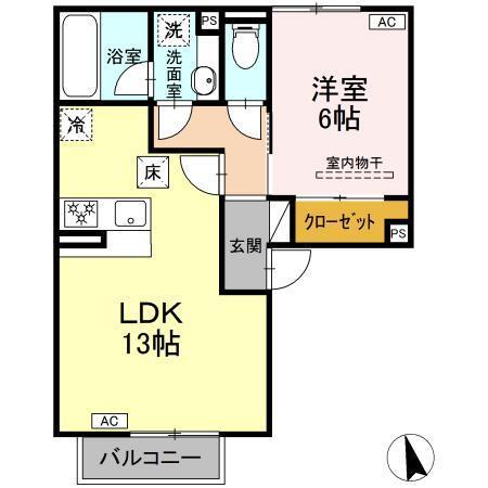 パルミエ　Ⅲ（106） 間取り図画像