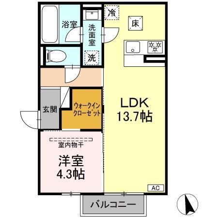 パルミエ　Ⅲ（107） 間取り図画像