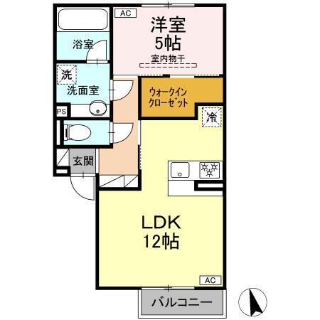 パルミエ　Ⅲ（202） 間取り図画像