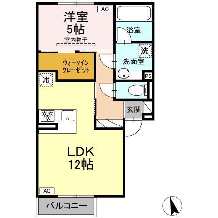 パルミエ　Ⅲ（208） 間取り図画像
