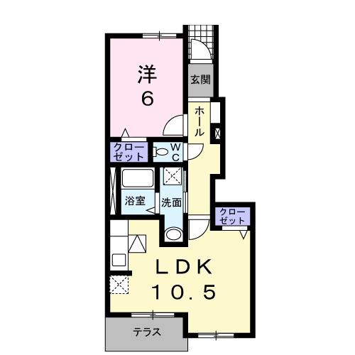 ミルキーⅢ（102） 間取り図画像