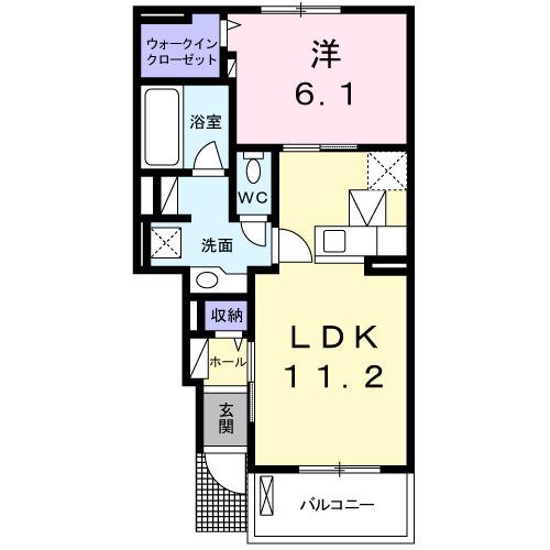 サイネリアⅡ（102） 間取り図画像