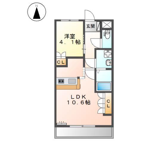 ヴァン　パイン　コートA棟 間取り図画像