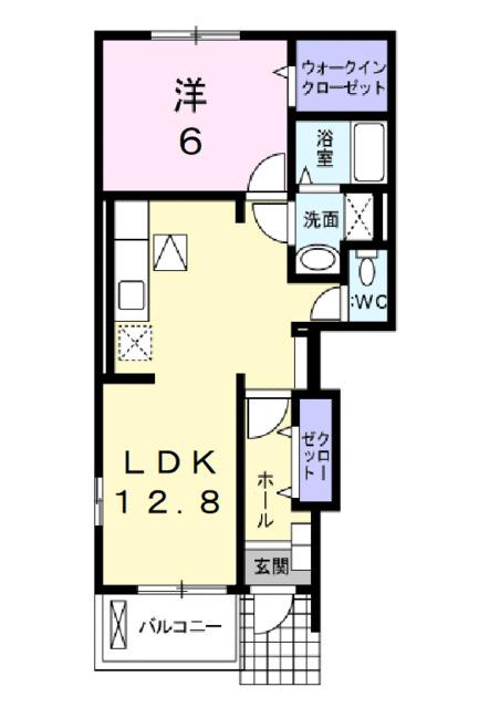 サンテラス・ミッチィーⅡ（101） 間取り図画像