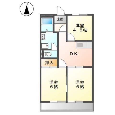 エクセル東山 間取り図画像