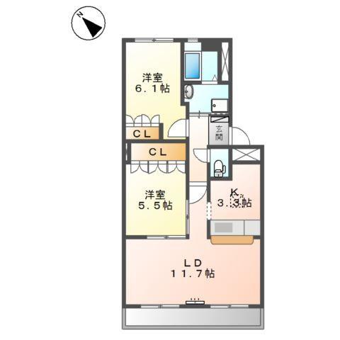 プリムローズ 間取り図画像