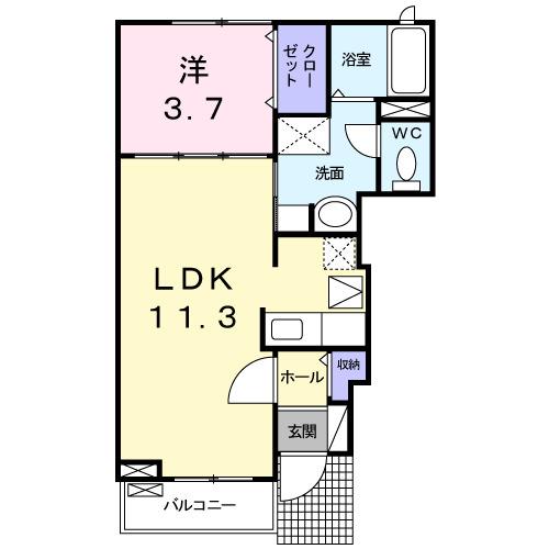 ポーラスター（102） 間取り図画像