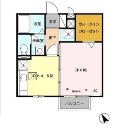 シャルムすずか　A（103） 間取り図画像