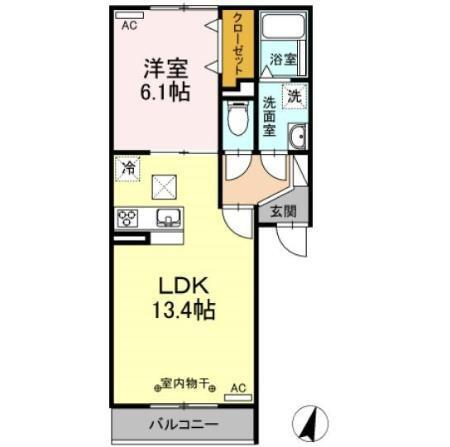 タートルエイト（103） 間取り図画像