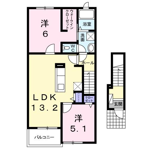 エルシェアート南風（203） 間取り図画像