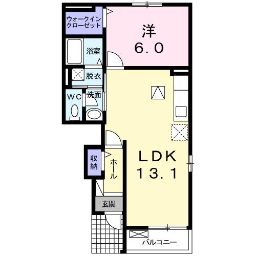 グレイスフル（102） 間取り図画像
