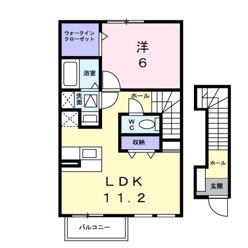 セルカ（201） 間取り図画像