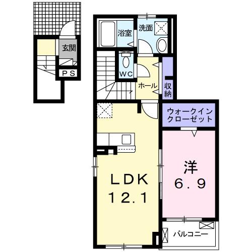 フィーゴ南風（206） 間取り図画像