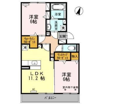 イーストタウン　A（302） 間取り図画像
