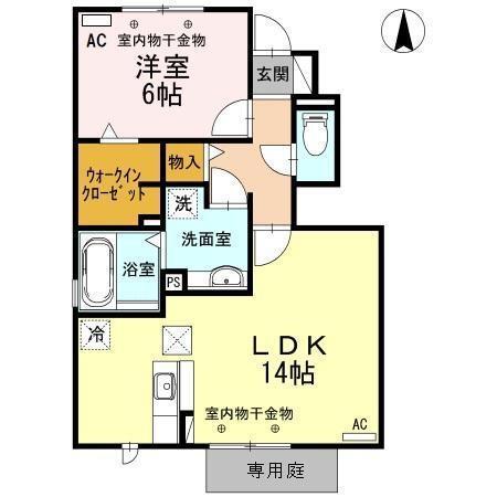 コリーヌ（102） 間取り図画像