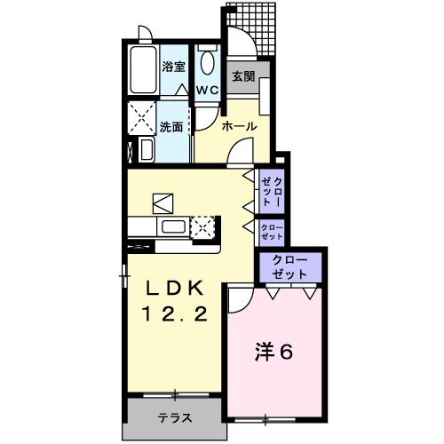 ロイヤルステージ・アイＣ（101） 間取り図画像