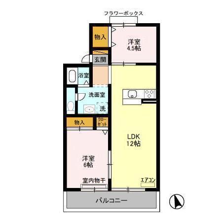 パークヒル（205） 間取り図画像