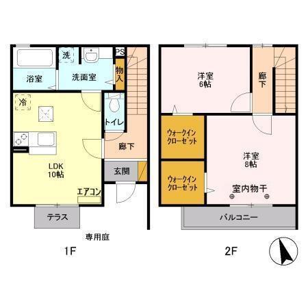 コンフォートブルック　C棟（102） 間取り図画像