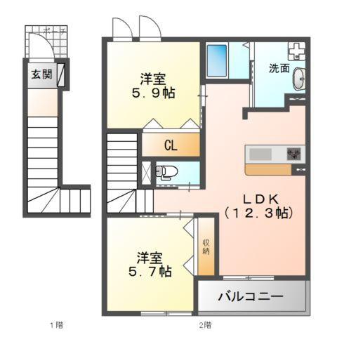  間取り図写真