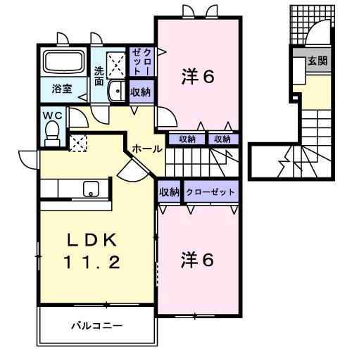 アーバンコートＡ（204） 間取り図画像
