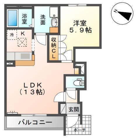 ルナコート 間取り図画像