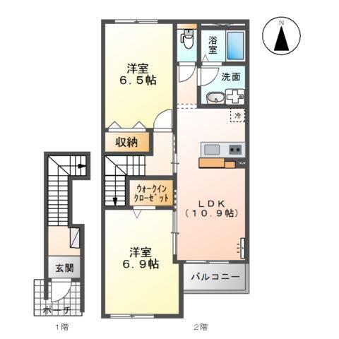 ＺＥＵＳ茂原Ⅰ 間取り図画像