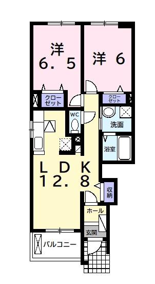 アルカンシエルＡ（101） 間取り図画像
