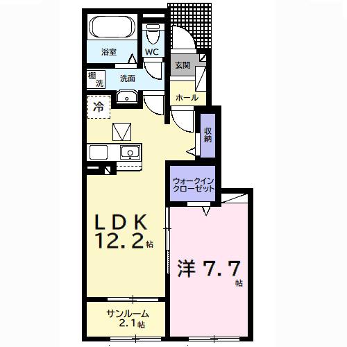 デスパシオ（103） 間取り図画像