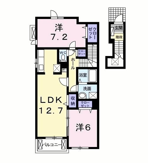 フォーリストＢ（203） 間取り図画像