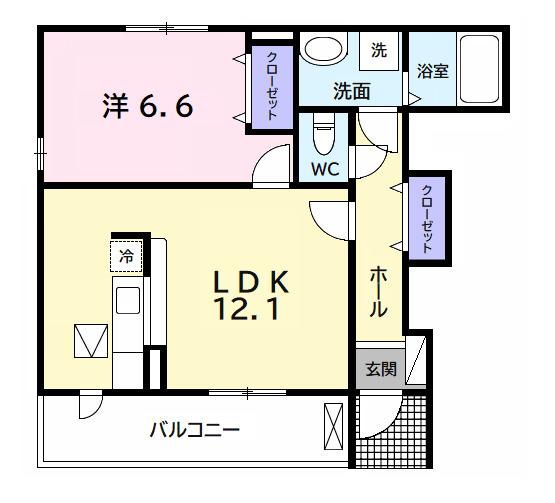 カーサ・グラード（101） 間取り図画像