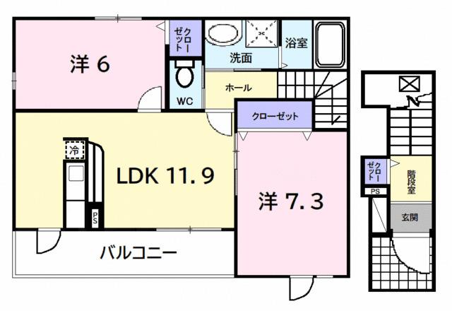 カーサ・グラード（201） 間取り図画像