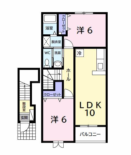 アブニールⅩⅣ（202） 間取り図画像
