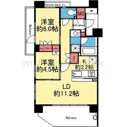 三方角部屋