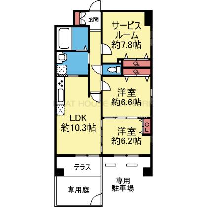南西向き2SLDK