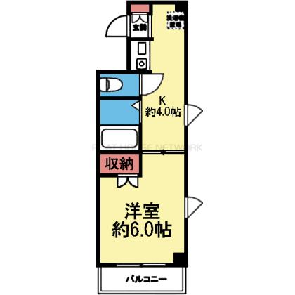 2面採光の角部屋です