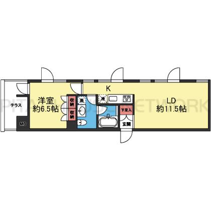 採光豊富な角部屋です
