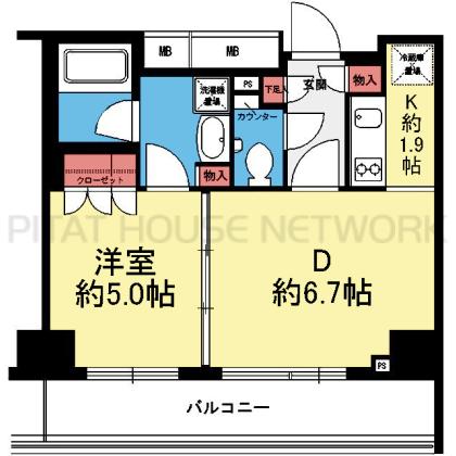 33.32㎡の1DK
